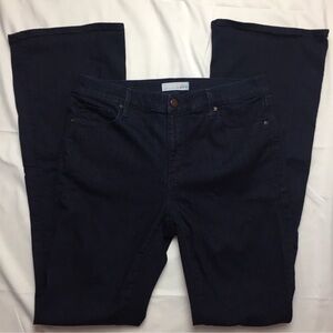 LOFT Dark Indigo Straight Leg Jeans